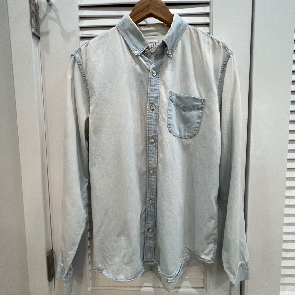 Gap Faded Chambray Button Down